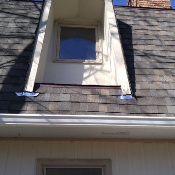 shot of dormer flashing