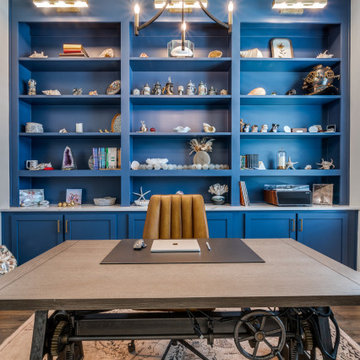 Powder Bathroom & Home Office Remodel in Prosper, Texas