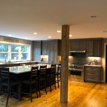 Kitchen with Gray Cabinetry