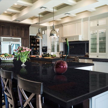 Black Labrador Granite Kitchen
