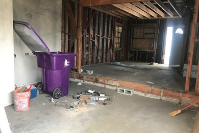 Complete Remodeling For a House that suffered a massive fire, Long Beach, CA