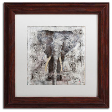 Joarez 'Wild Life' Framed Art, Wood Frame, 11"x11", White Matte