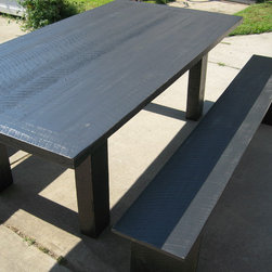 Painted Farm Table - Dining Tables