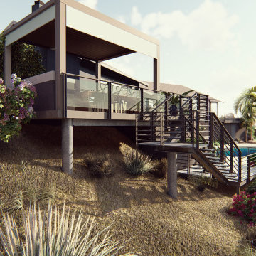 Luxury Monte Sunset Hillside Villa With Multi Levels