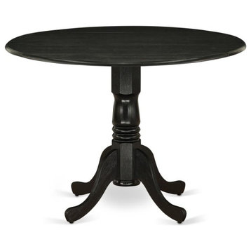 Dining Table Wirebrushed Black, DLT-ABK-TP