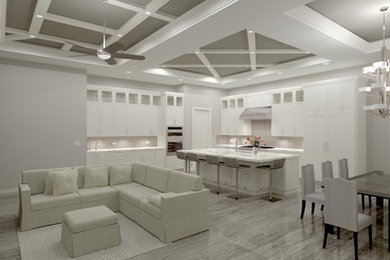 Kitchen - contemporary kitchen idea in Chicago