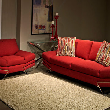 Zoey Red Sofa