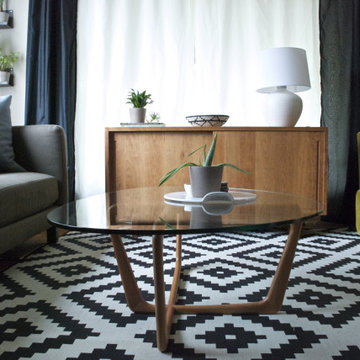 California Mid-Century Bungalow Living Room
