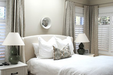 Transitional bedroom photo in Denver