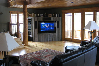 Inspiration for a living room remodel in Boston