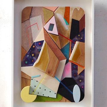 Kazuo Ishikawa  “Endless Game” 15 x 21 inches, Mixed media