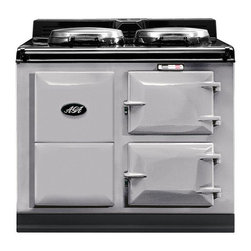 AGA Traditional Electric 2 Oven Cooker, Pearl Ashes | A2O-E-PAS - Gas Ranges And Electric Ranges