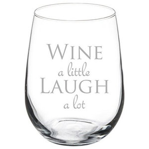 Stemless Wine Glass Goblet 17oz Funny Drink Wine And Hangout With My Cat 