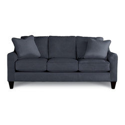 Talbot Premier Stationary Sofa by La-Z-Boy shown in Eclipse - Products