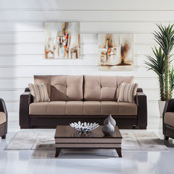 Ultra Lilyum Vizon Living Room Sofa Set - $2088.63 - Living Room Furniture Sets