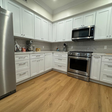 Kitchen remodeling on a second floor condo in Bentwood