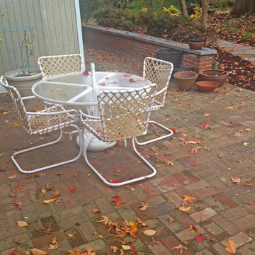 Natural Stone & Brick Patios with Natural Stone Walkways