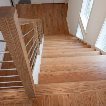 Project #48 | Contemporary Staircase with Warm Tones