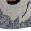 Hand Tufted Wool Area Rug Kids Gray White