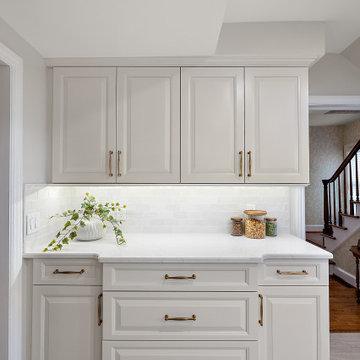 Showplace EVO Kitchen Channing in Heron Plume and Bathroom Concord in White II