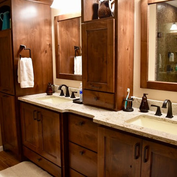 Spacious Acrylic Shower | Full Bathroom Remodel