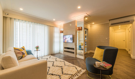 Houzz Tour: A Flat's Contemporary Take on Preppy Style