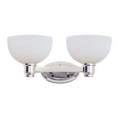 Chelsey 2 Light Bathroom Vanity Lights in Chrome