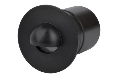Round (seamless) eyelid step light (LV-BL602R) black UV stable polyester powder