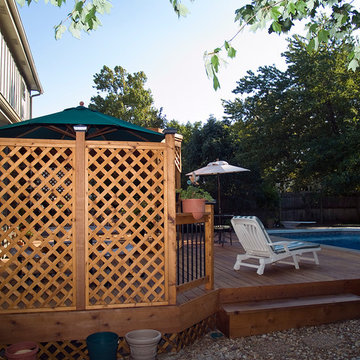 Karlisch - Cedar deck in KC with pergola.