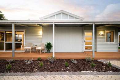 Inspiration for a modern porch remodel in Perth