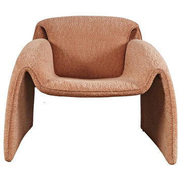 Dolce Mid-Century Modern Bent Angle Upholstered Accent Chair