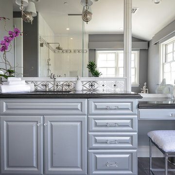Pretty Vanity Dressed in Silver