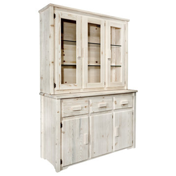 Homestead Collection China Hutch, Ready to Finish