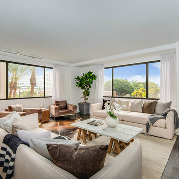 Santa Monica Condo Remodel - Living room