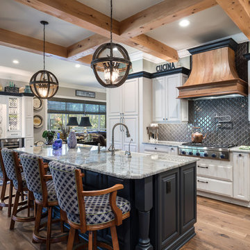 Vibrant Transitional Home Renovation
