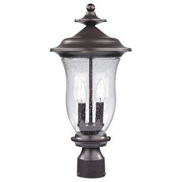 Trinity 2 Light Post Light or Accessories, Oil Rubbed Bronze
