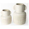 Judy Off-White Ceramic Vase, Small
