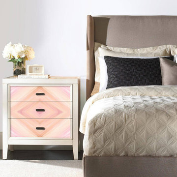 Adhesive Fabric Square Pastel Night Stand Decor