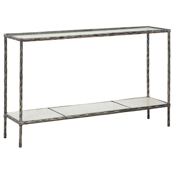 Ryandale Pewter Console Sofa Table