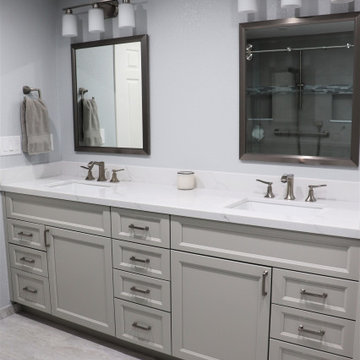 San Ramon Guest Bathroom and Master Bathroom remodel