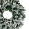 Flocked Winfield Fir Artificial Christmas Wreath, 24", Unlit