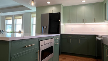 Recreate the Look of This Minty Green Boston Kitchen, Architectural Digest