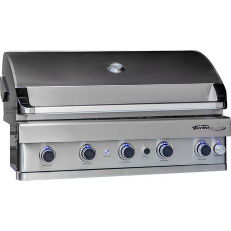 Turbo Elite 5-Burner Built-In Gas Grill, Natural Gas