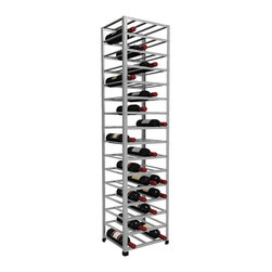 64 Bottle Metal Wine Rack (4 wide x 16 high) - Wine Racks
