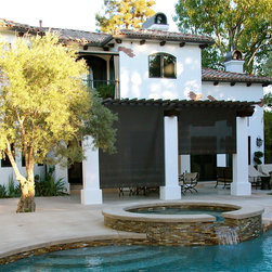 Motorized Drop Curtains - Outdoor Products
