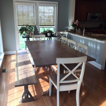 Reclaimed Wood Trestle Tables