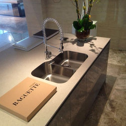 Seamless Undermount Sink at Chateau Fendi, Miami. - Products