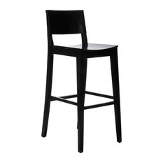 Beechwood Mountain LLC - Bazil Stool, Black - Bar Stools and Counter Stools