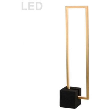 Dainolite FLN-LEDT25-AGB-MB Florence, 25.5" 21.6W 1 LED Table Lamp