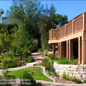 Tea House Retreat - Overlook Deck. Minnesota Deck Design.